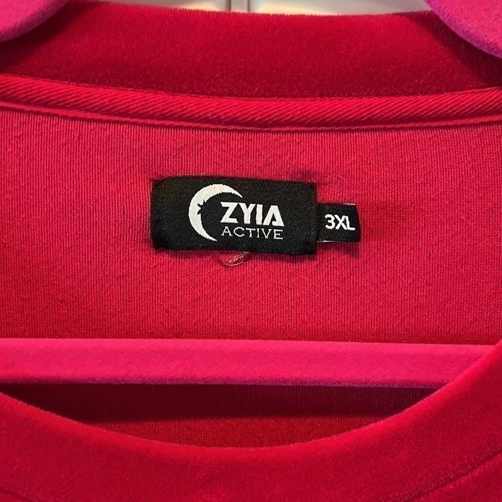 Zyia Plush Soft Sweatshirt Raspberry Hot Pink 3xl… - image 3